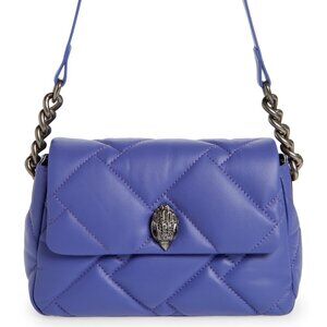 Nice Kurt Geiger Medium Soft Quilted Shoulder Bag Lilac Excellent!!!